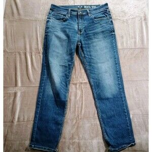 Devil-Dog Dungarees Men's 32x32 Straight Leg Blue Jeans Medium Wash